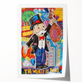 Vibrant Pop Art Wall Art – Colorful Monopoly Canvas