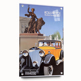 Retro Rolls-Royce Ad Wall Art - Vintage Prints for Car Enthusiasts