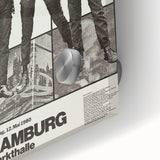 The Clash Hamburg 1980 Poster | Retro Punk Rock Wall Art