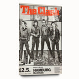 The Clash Hamburg 1980 Poster | Retro Punk Rock Wall Art