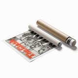 The Clash Hamburg 1980 Poster | Retro Punk Rock Wall Art