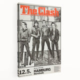 The Clash Hamburg 1980 Poster | Retro Punk Rock Wall Art