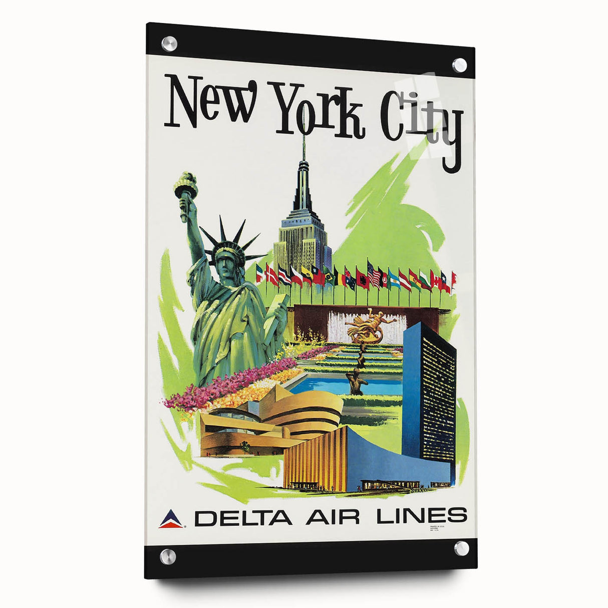 Retro New York City Travel Poster – Vintage Prints & Iconic Wall Art