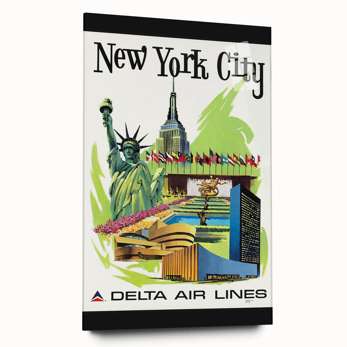 Retro New York City Travel Poster – Vintage Prints & Iconic Wall Art