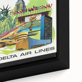 Retro New York City Travel Poster – Vintage Prints & Iconic Wall Art