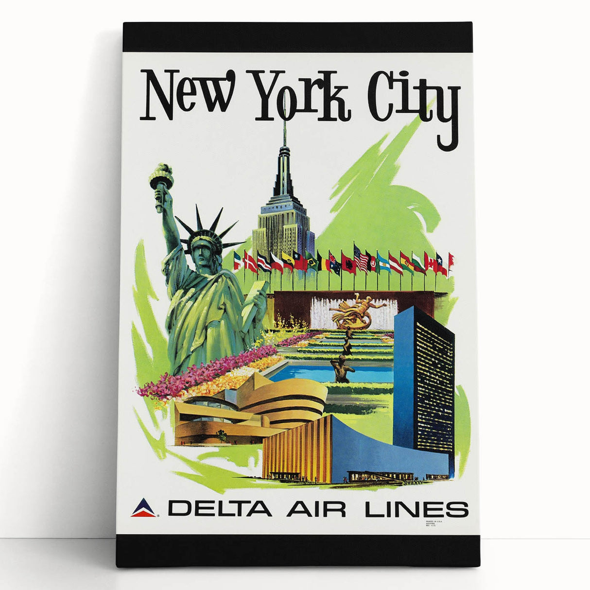 Retro New York City Travel Poster – Vintage Prints & Iconic Wall Art