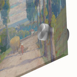 View of Spišská Nová Ves Realism Art Print - Lajos Csordák Landscape