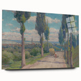 View of Spišská Nová Ves Realism Art Print - Lajos Csordák Landscape