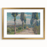 View of Spišská Nová Ves Realism Art Print - Lajos Csordák Landscape