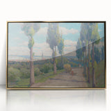 View of Spišská Nová Ves Realism Art Print - Lajos Csordák Landscape