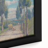 View of Spišská Nová Ves Realism Art Print - Lajos Csordák Landscape