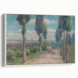 View of Spišská Nová Ves Realism Art Print - Lajos Csordák Landscape