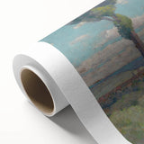 View of Spišská Nová Ves Realism Art Print - Lajos Csordák Landscape