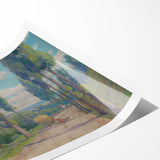 View of Spišská Nová Ves Realism Art Print - Lajos Csordák Landscape