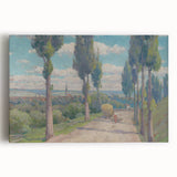 View of Spišská Nová Ves Realism Art Print - Lajos Csordák Landscape