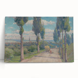 View of Spišská Nová Ves Realism Art Print - Lajos Csordák Landscape