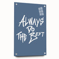 Always Do the Best – Motivational Boys Room Wall Art