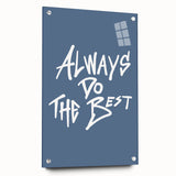 Always Do the Best – Motivational Boys Room Wall Art