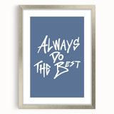 Always Do the Best – Motivational Boys Room Wall Art