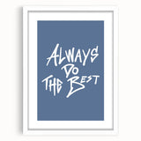 Always Do the Best – Motivational Boys Room Wall Art