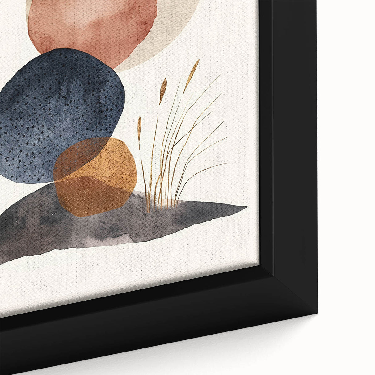 Mid Century Modern Geometric Art - Retro Abstract Minimalist Decor
