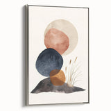 Mid Century Modern Geometric Art - Retro Abstract Minimalist Decor