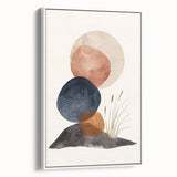 Mid Century Modern Geometric Art - Retro Abstract Minimalist Decor