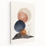 Mid Century Modern Geometric Art - Retro Abstract Minimalist Decor