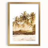 Extra large abstract art print with textured gold and white swirls on canvas, ideal for living room decor.