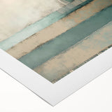 Abstract strokes wall art on rolled canvas, showcasing vibrant colors and dynamic patterns, ideal for modern home decor. Packaged securely in a cardboard tube for safe delivery.