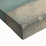 Close-up of vibrant abstract strokes wall art on stretched canvas, showcasing a rich blend of colors and textures, perfect for modern home decor.