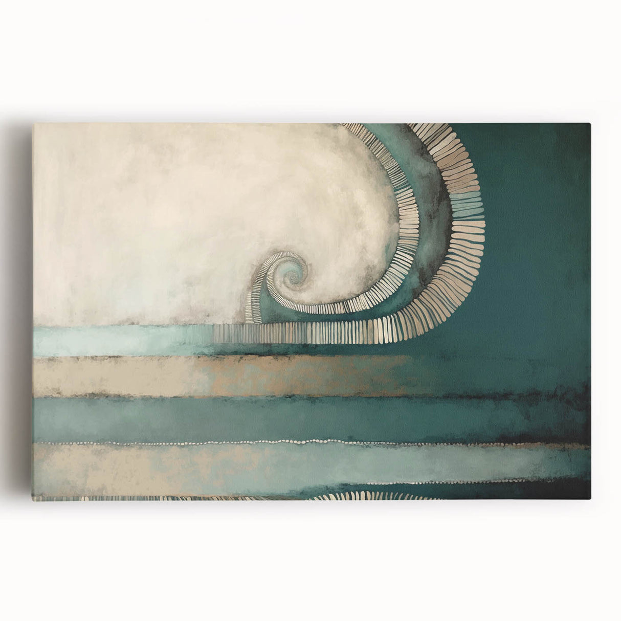 Abstract strokes wall art on stretched canvas, showcasing vibrant colors and dynamic patterns, perfect for modern home decor and adding artistic flair.