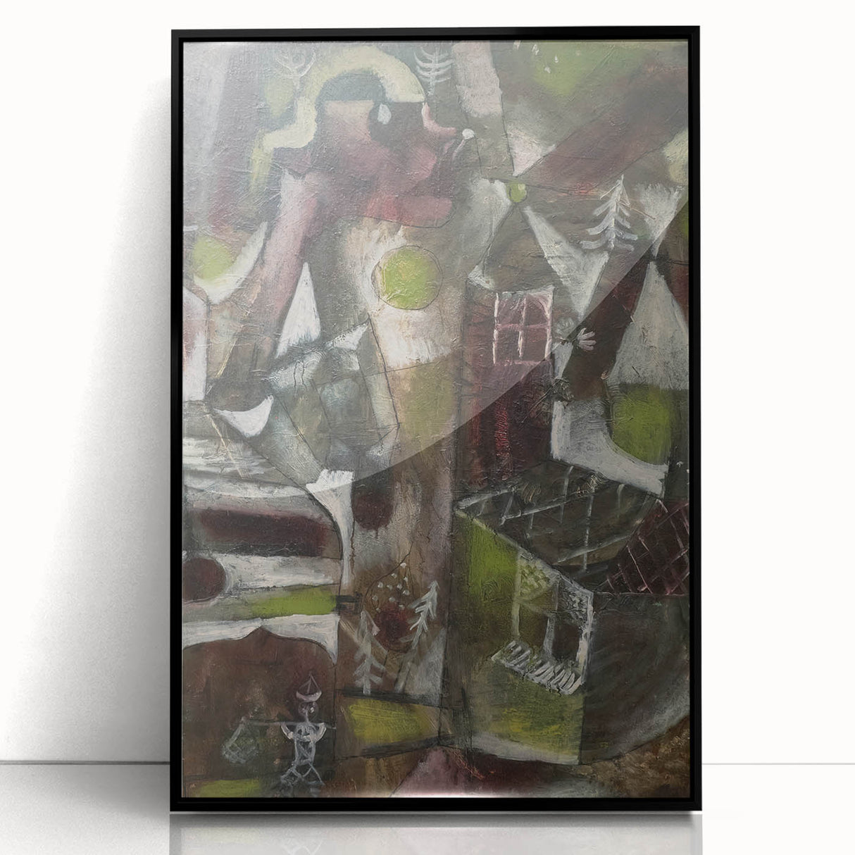 Modern Wall Art - Swamp Legend | Abstract Contemporary Art Print