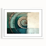 Abstract strokes wall art framed with a white mat, showcasing vibrant colors and modern design, perfect for contemporary home decor or office settings.