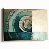 Framed abstract strokes wall art featuring gold accents and vibrant colors, showcasing a modern design suitable for contemporary decor. Perfect for adding elegance to any room.