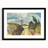 Modern Wall Art - Deep Road Scenic Landscape by Zolo Palugyay
