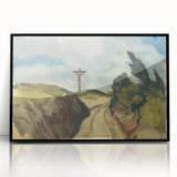 Modern Wall Art - Deep Road Scenic Landscape by Zolo Palugyay