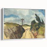 Modern Wall Art - Deep Road Scenic Landscape by Zolo Palugyay