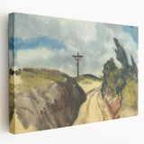 Modern Wall Art - Deep Road Scenic Landscape by Zolo Palugyay
