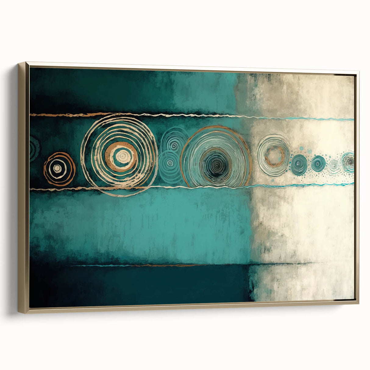 Framed canvas wall art showcasing abstract strokes in gold tones, elegantly designed to enhance modern decor, perfect for stylish living spaces.