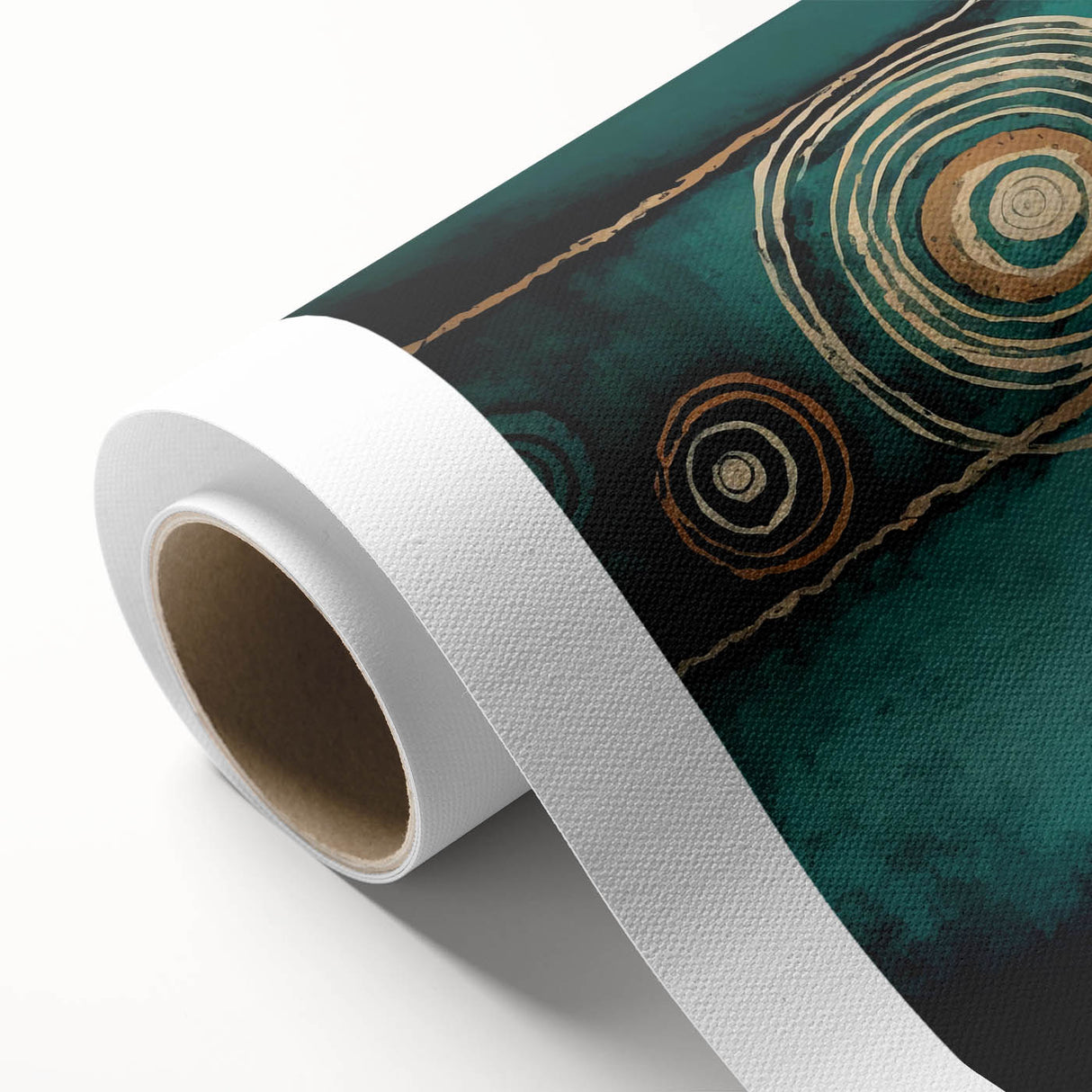 Abstract strokes wall art on rolled canvas, showcasing vibrant colors and dynamic patterns, perfect for modern home decor. Ideal for creating a stylish focal point.