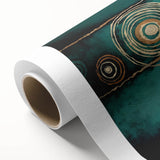 Abstract strokes wall art on rolled canvas, showcasing vibrant colors and dynamic patterns, perfect for modern home decor. Ideal for creating a stylish focal point.