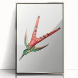 Modern Wall Art - Colorful Hummingbird | Contemporary Nature Print