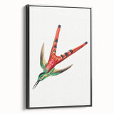 Modern Wall Art - Colorful Hummingbird | Contemporary Nature Print