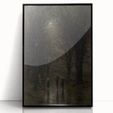 Modern Wall Art - Night Travelers | Moody Contemporary Landscape Print