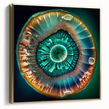 Framed abstract wall art canvas featuring flowing silver and gold strokes, enhancing modern decor with elegance and sophistication. Ideal for living spaces and galleries.