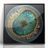 Framed abstract strokes wall art showcasing dynamic black and white patterns, perfect for modern home decor, enhancing any living space with contemporary elegance.