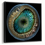 Framed abstract strokes wall art in black, showcasing a modern design with fluid lines and shapes, perfect for contemporary home decor and artistic expression.