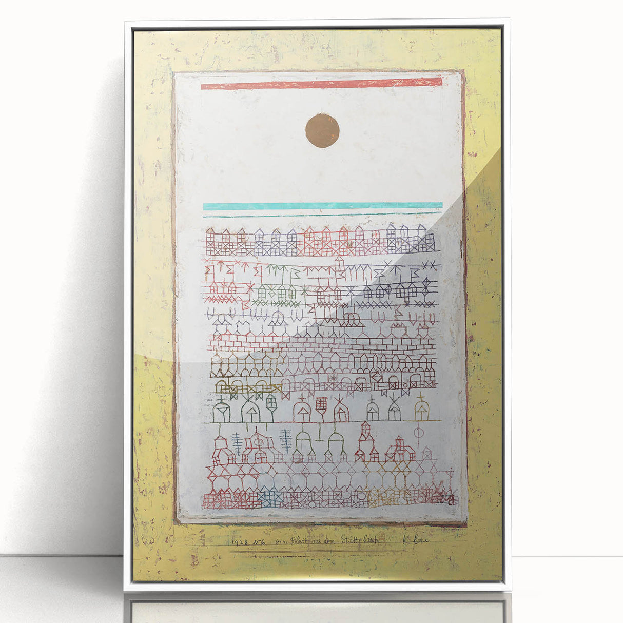 Modern Wall Art - City Book | Abstract Geometric Contemporary Print