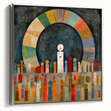 Framed canvas wall art featuring abstract silver strokes on a textured background, showcasing a modern and elegant design ideal for contemporary home decor.